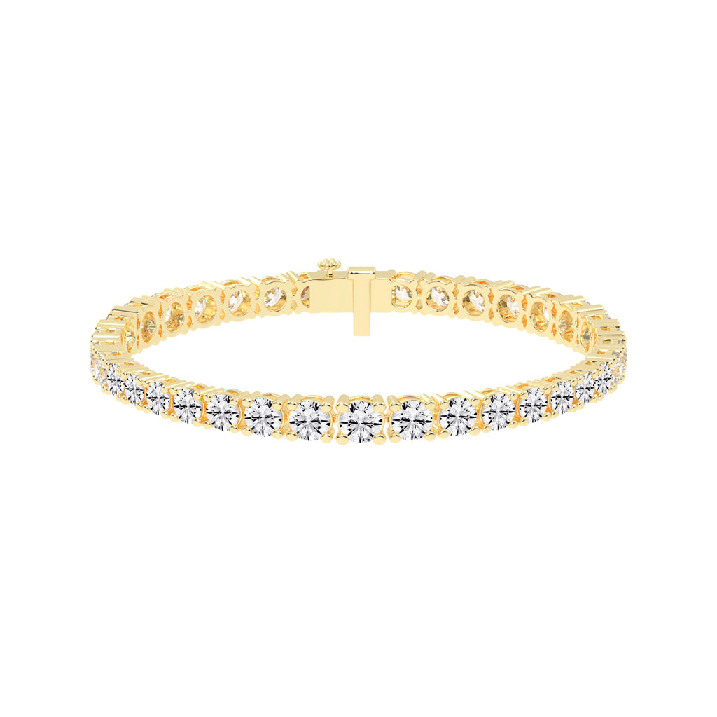 Delara Standard Round Tennis Lab Diamond Bracelet