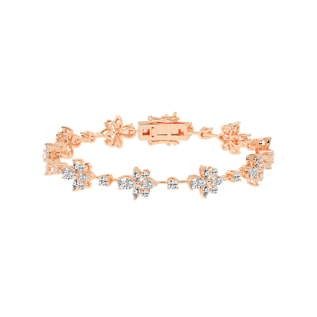 Aelina Bloom Fancy Lab Diamond Bracelet