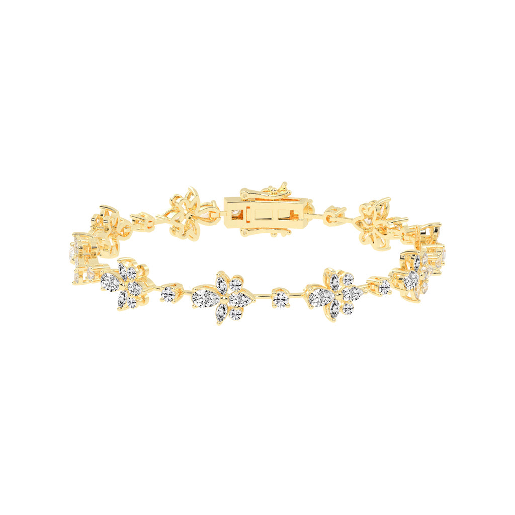 Aelina Bloom Fancy Lab Diamond Bracelet