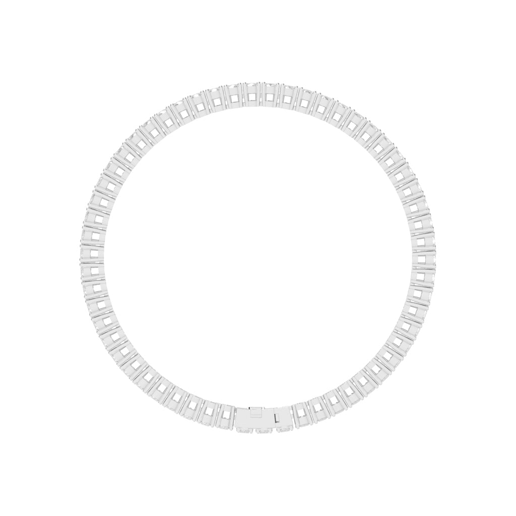 Lysandra Oval Cut Tennis Lab Diamond Bracelet