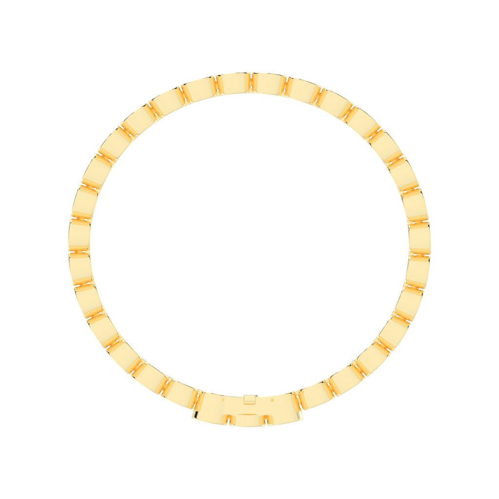 Orbital Sparkle Diamond Link Bracelet