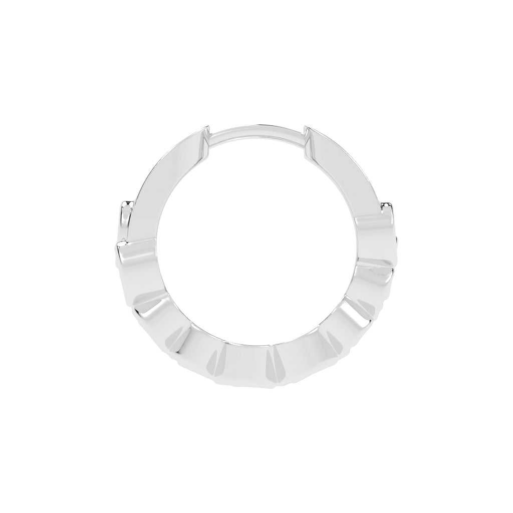 Bubble Brilliance Hoop Earrings
