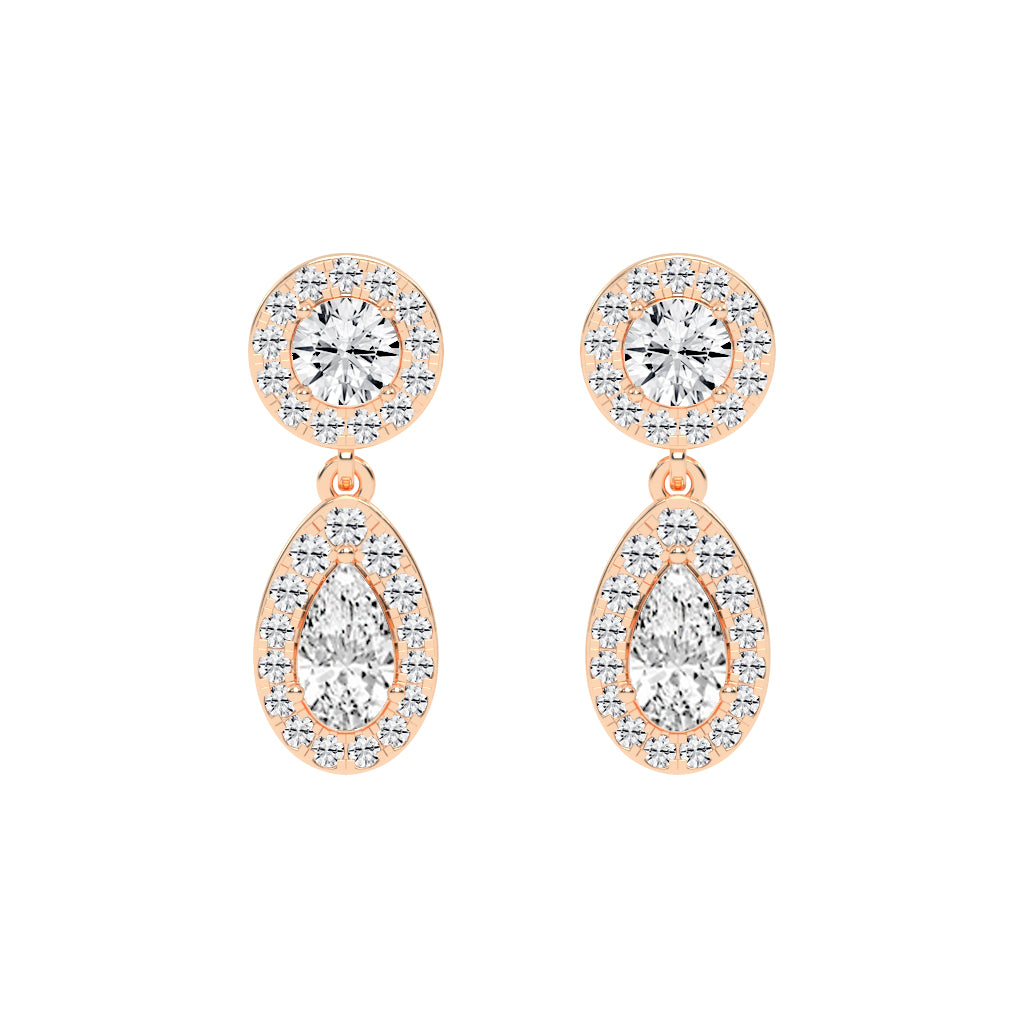 Pear Drop Dangles Earrings