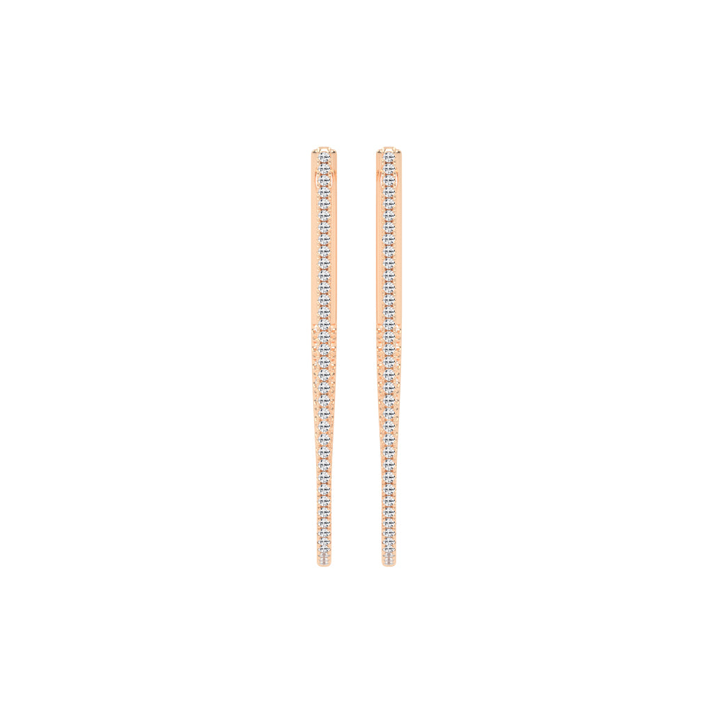 Serenade Twisted Round Hoops