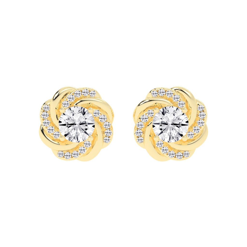 Glide Petal Stud Earrings