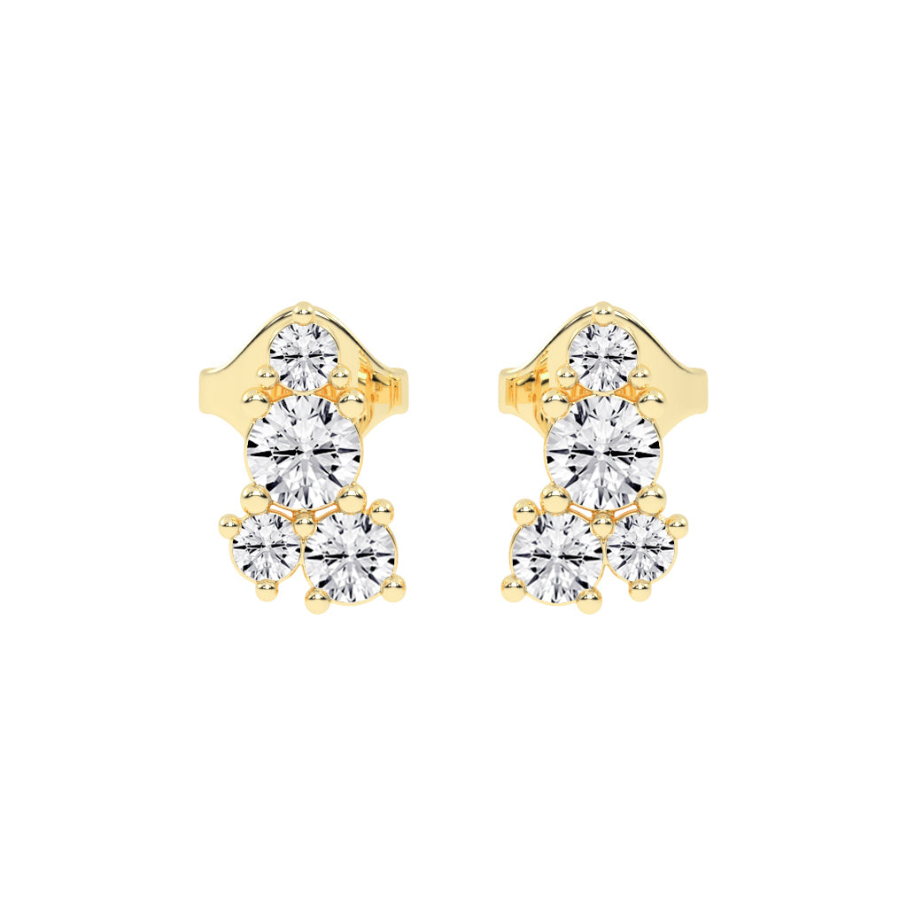 Cluster Stud Earrings
