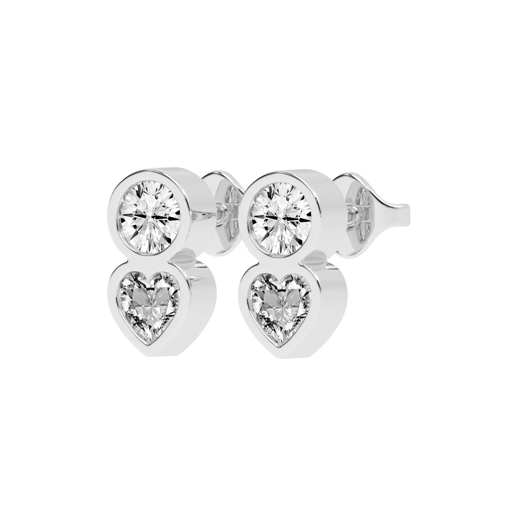 Love's Embrace Diamond Drop Studs