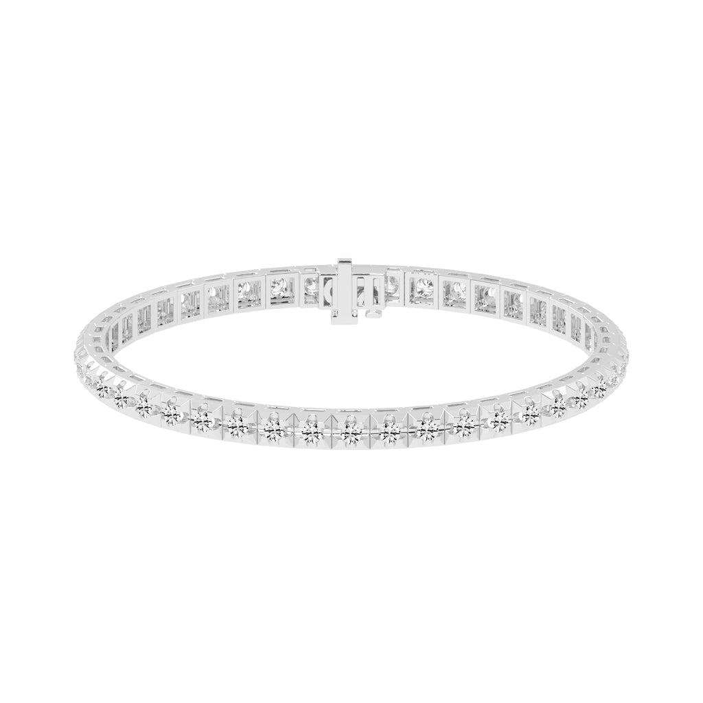 2.75Ct Round Shape Bracelet