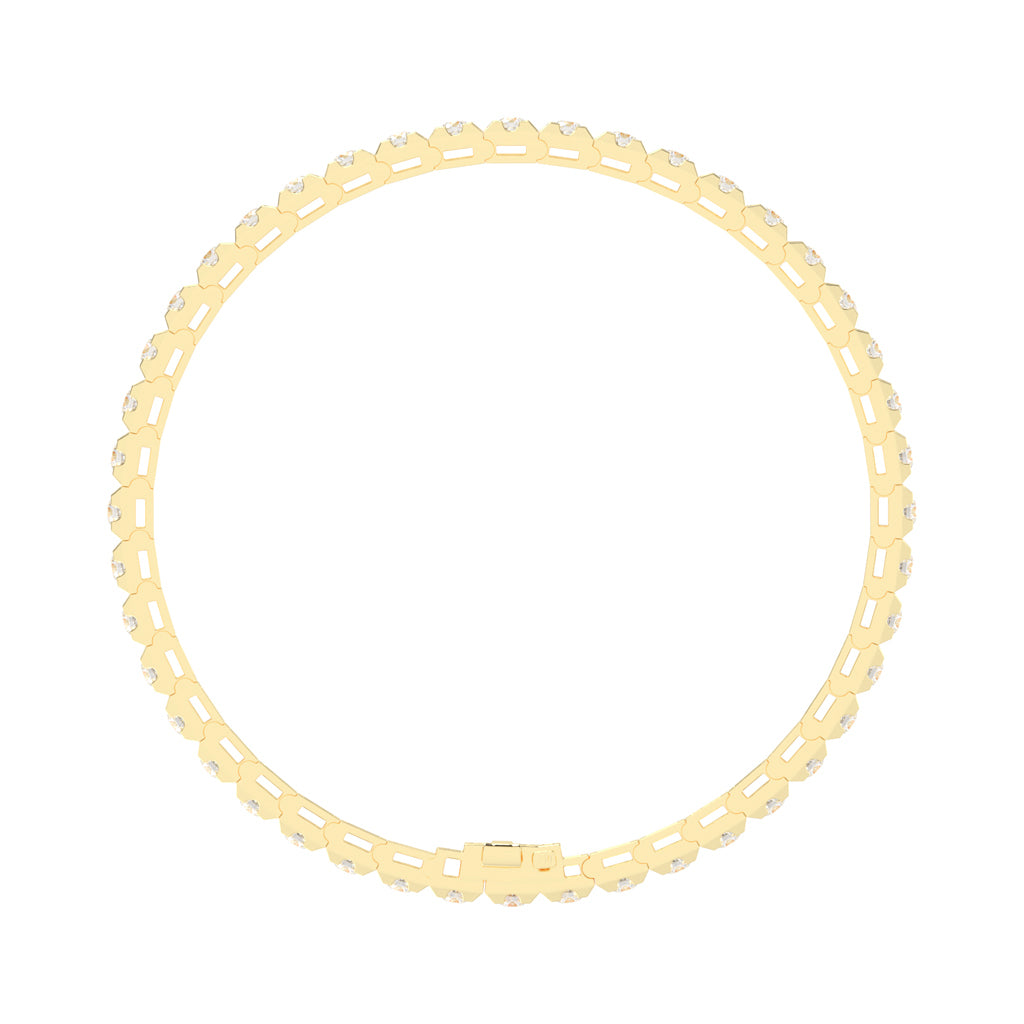 2.75Ct Round Shape Bracelet