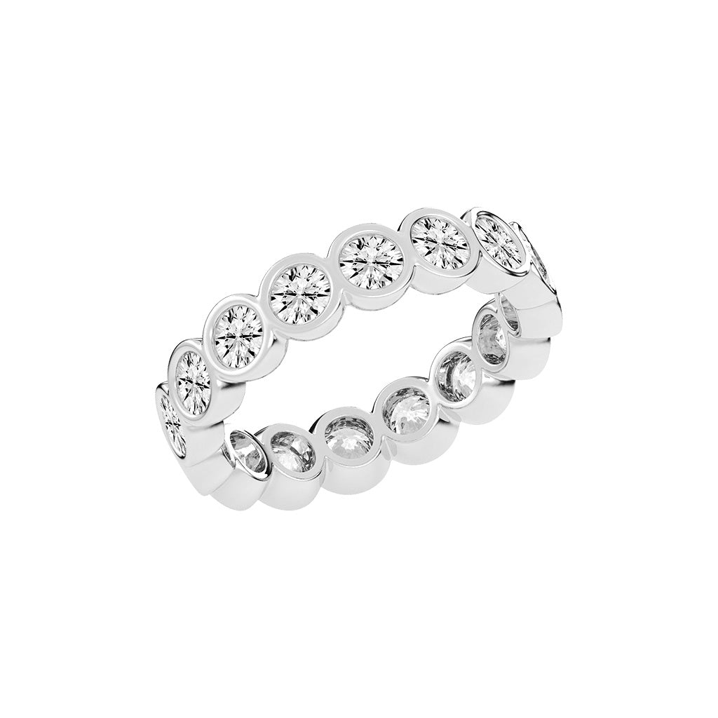 Dazzelle Bezel Set Lab Diamond Ring