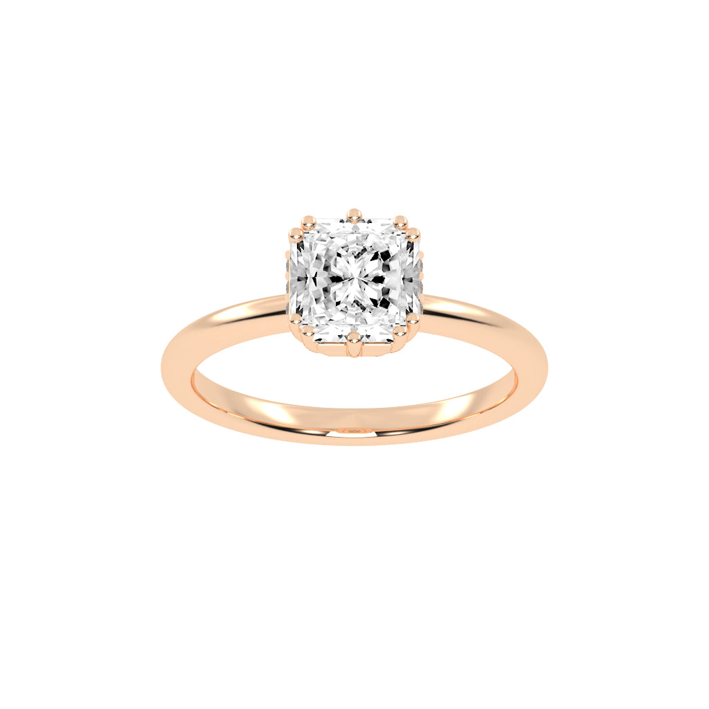 Solatriair Radiant Shape Lab Diamond Ring