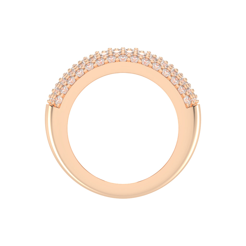 Lustriva Round Cut Cocktail Diamond Ring