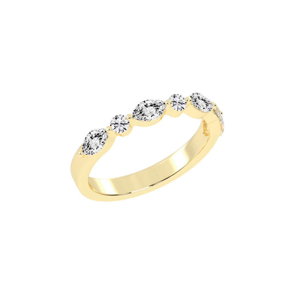 Orlena Marquise Cut Eternity Lab Diamond Ring