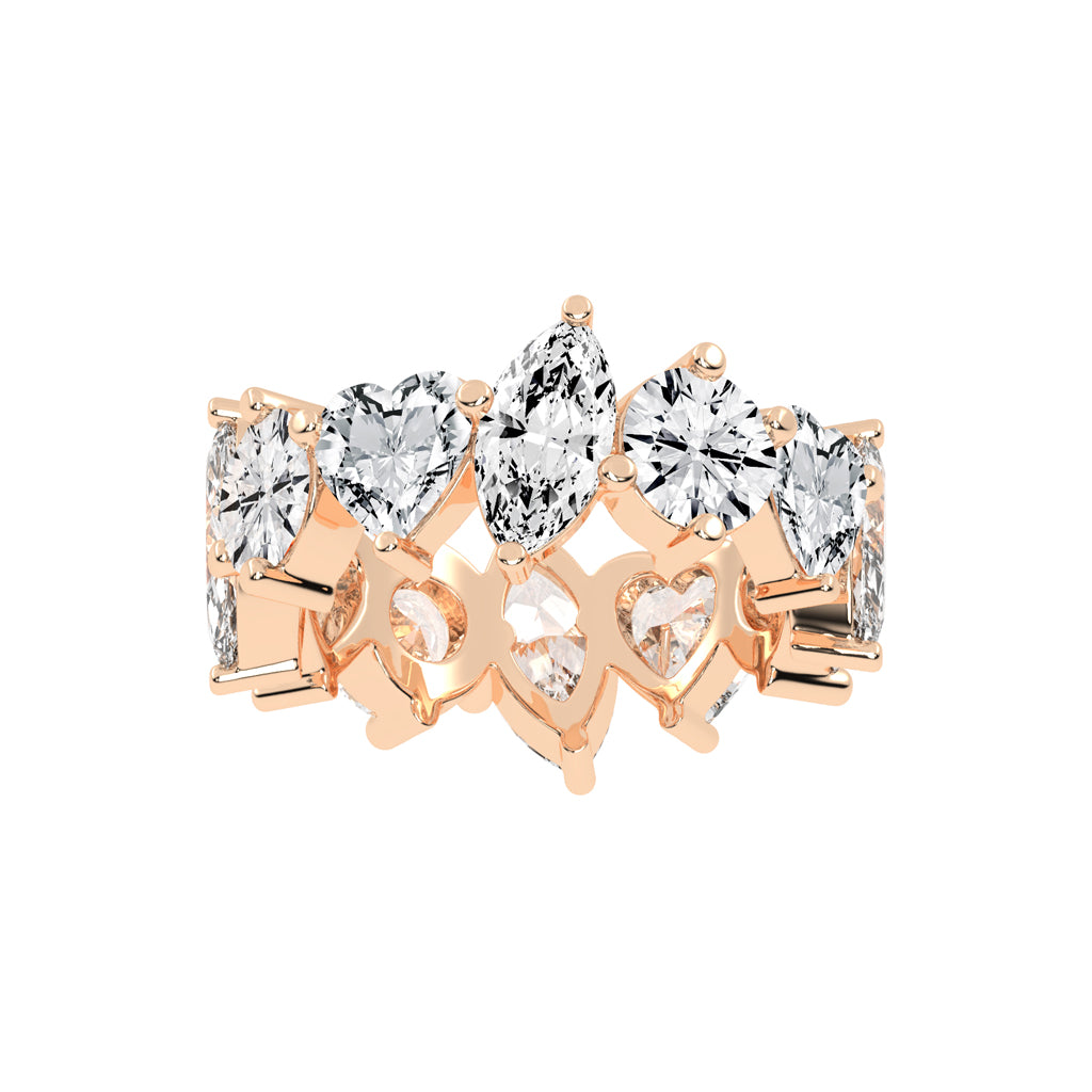 Endura Three Style Four Prong Lab Diamond Ring