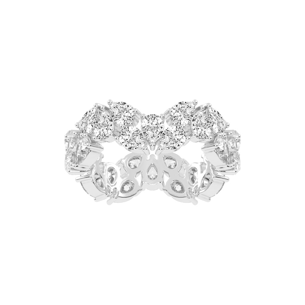 Artisan Bloom Diamond Eternity Ring