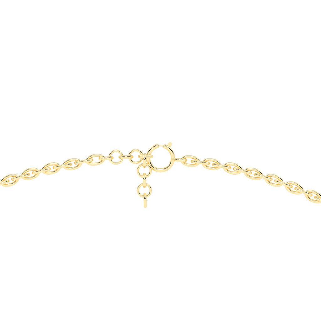 1Ct Round Shape Yellow Gold Solitaire Pendants