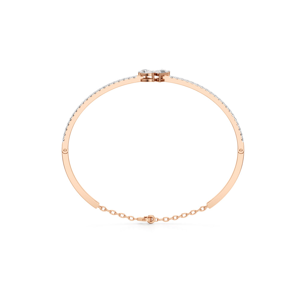 Nydia 1.25Ct Two Unique Cut Kada Bracelet