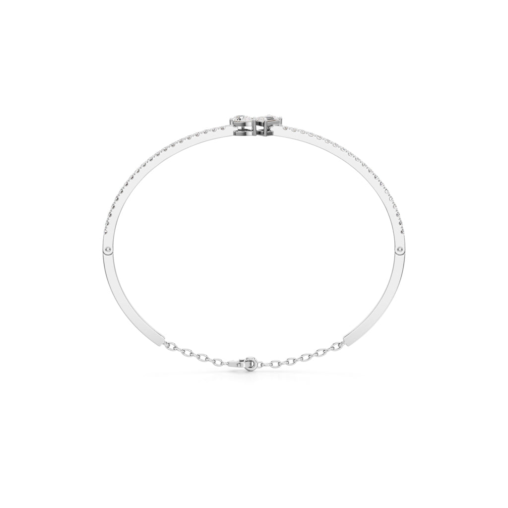 Nydia 1.25Ct Two Unique Cut Kada Bracelet