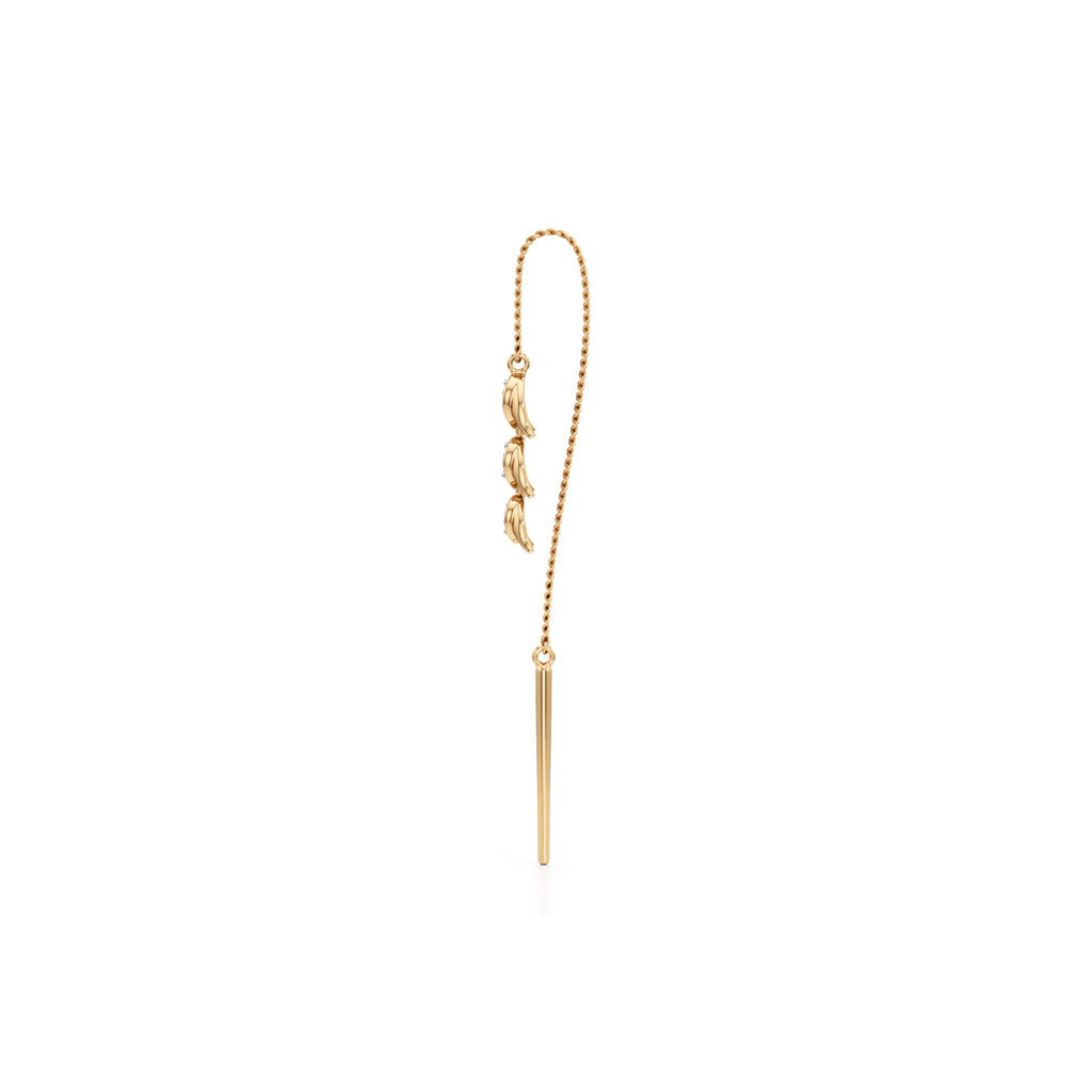 Luxe Links Round Shape Delicate Earrings