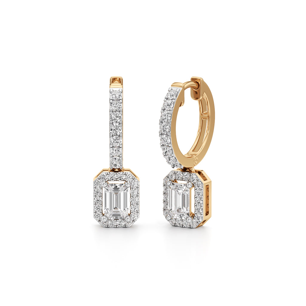 1.50Ct Round Shape Delicate Earrings