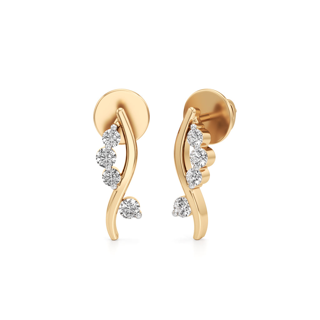 Eternal Glow Round Shape Delicate Earrings