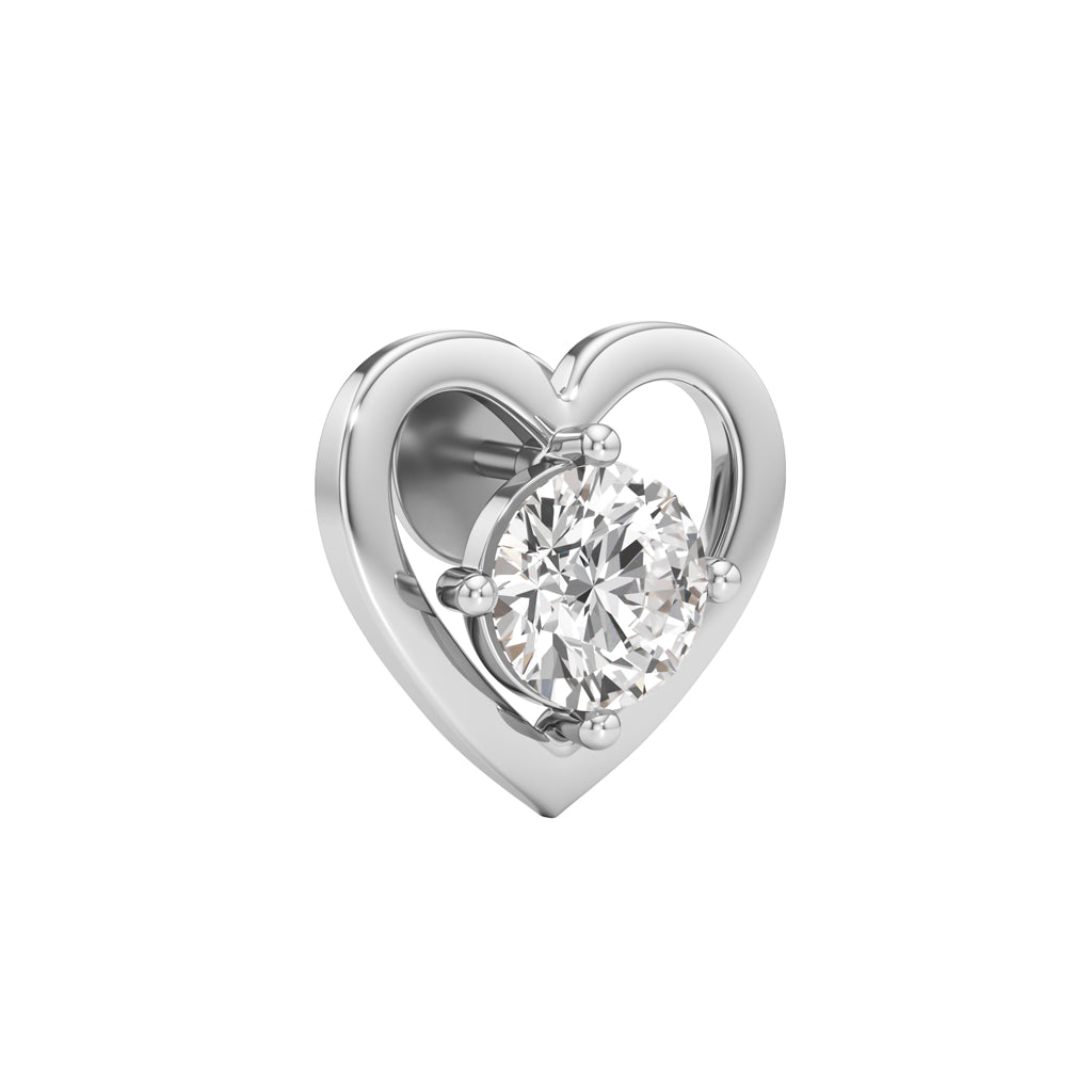 2Ct Round Shape Solitaire Studs Earrings