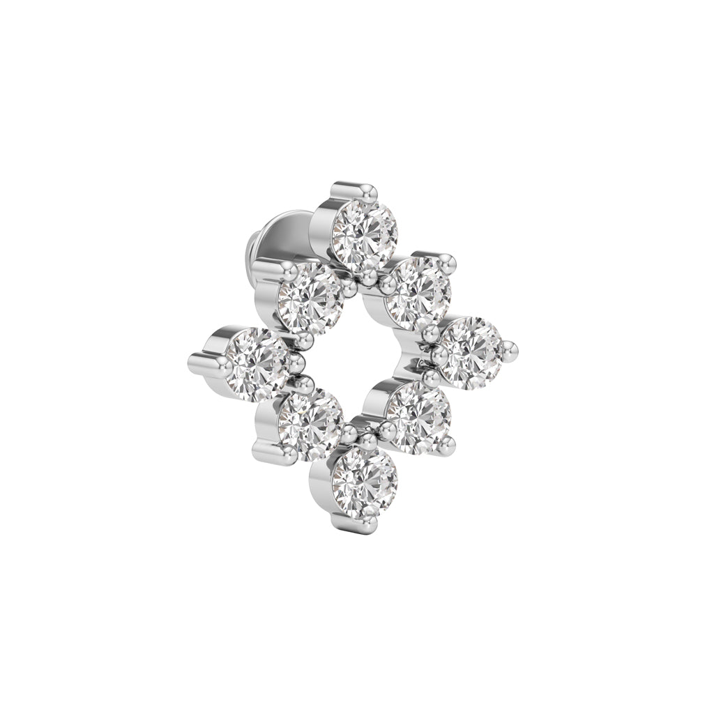 1.75Ct Round Shape,,Fancy Studs Earrings