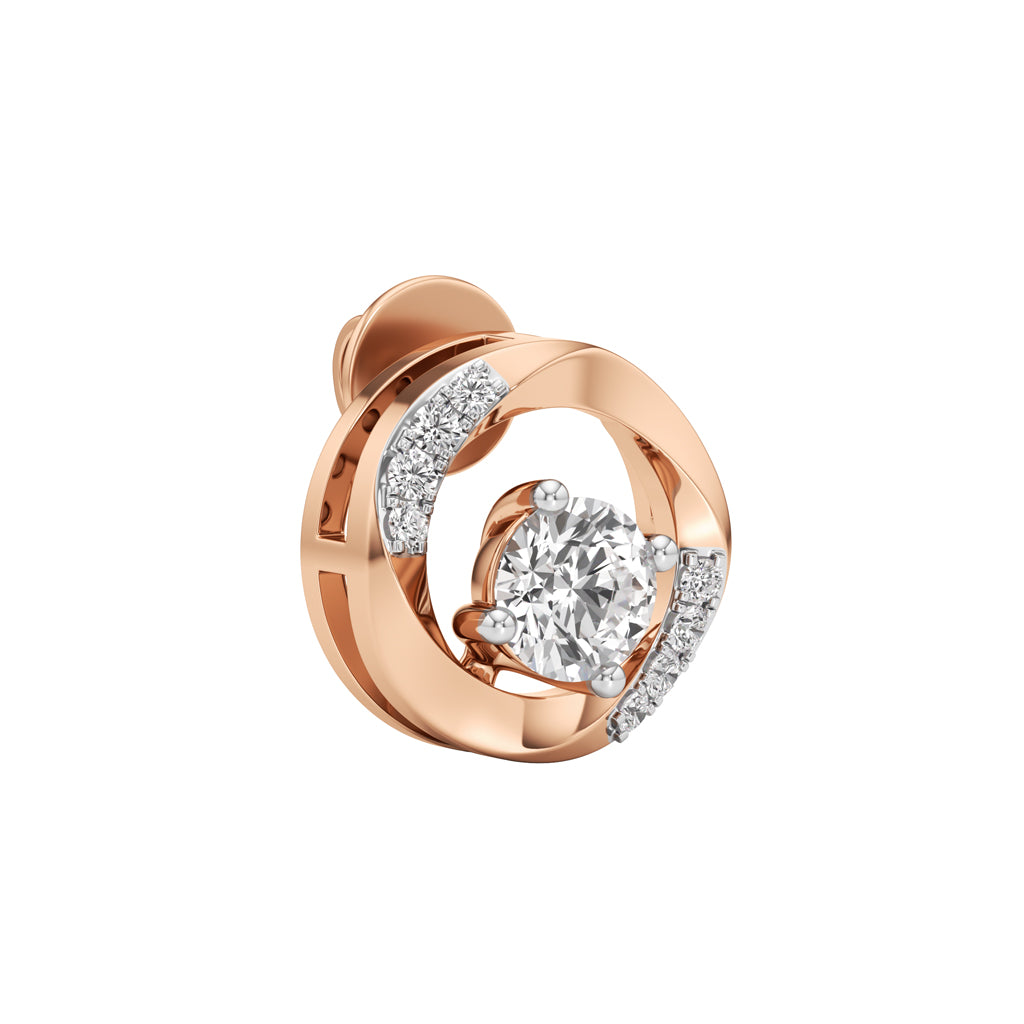 0.5Ct Round Shape Delicate Earrings