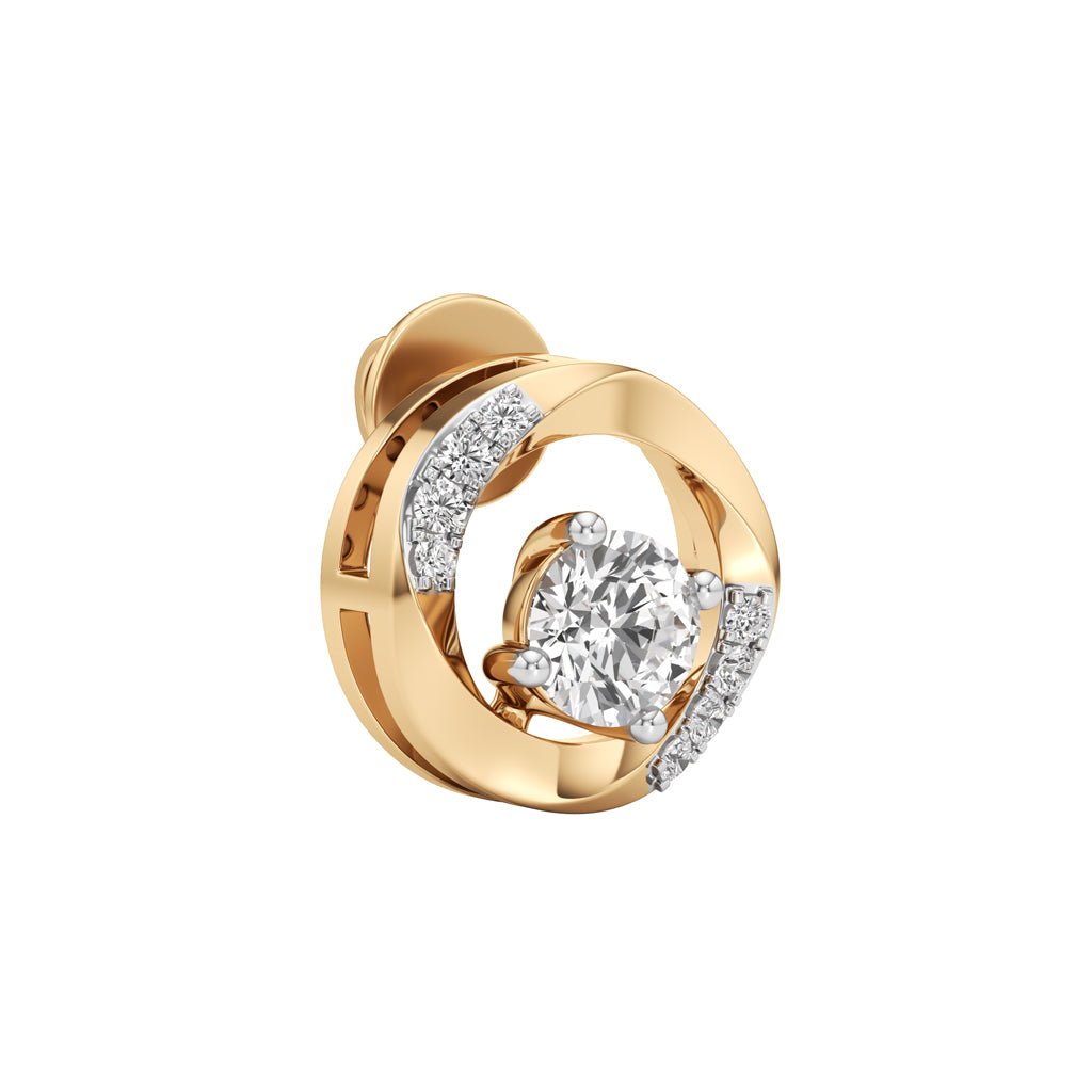 0.5Ct Round Shape Delicate Earrings