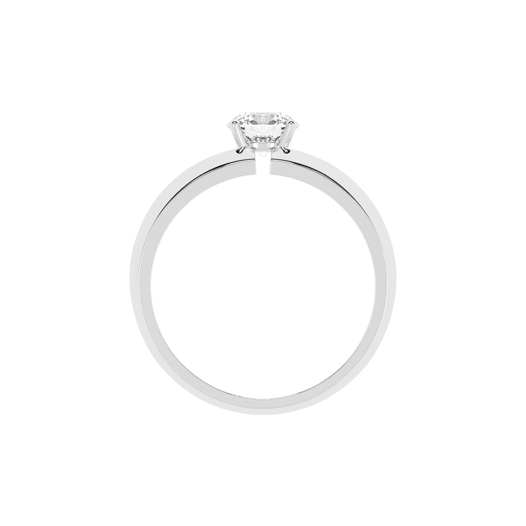 Classic Platinum Solitaire Ring