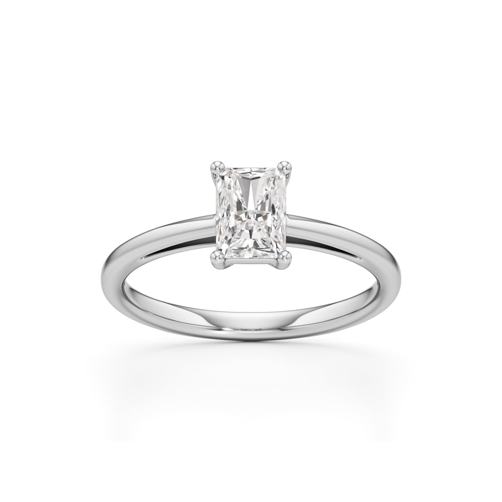 Solira 0.75Ct Radiant Cut Solitaire Ring