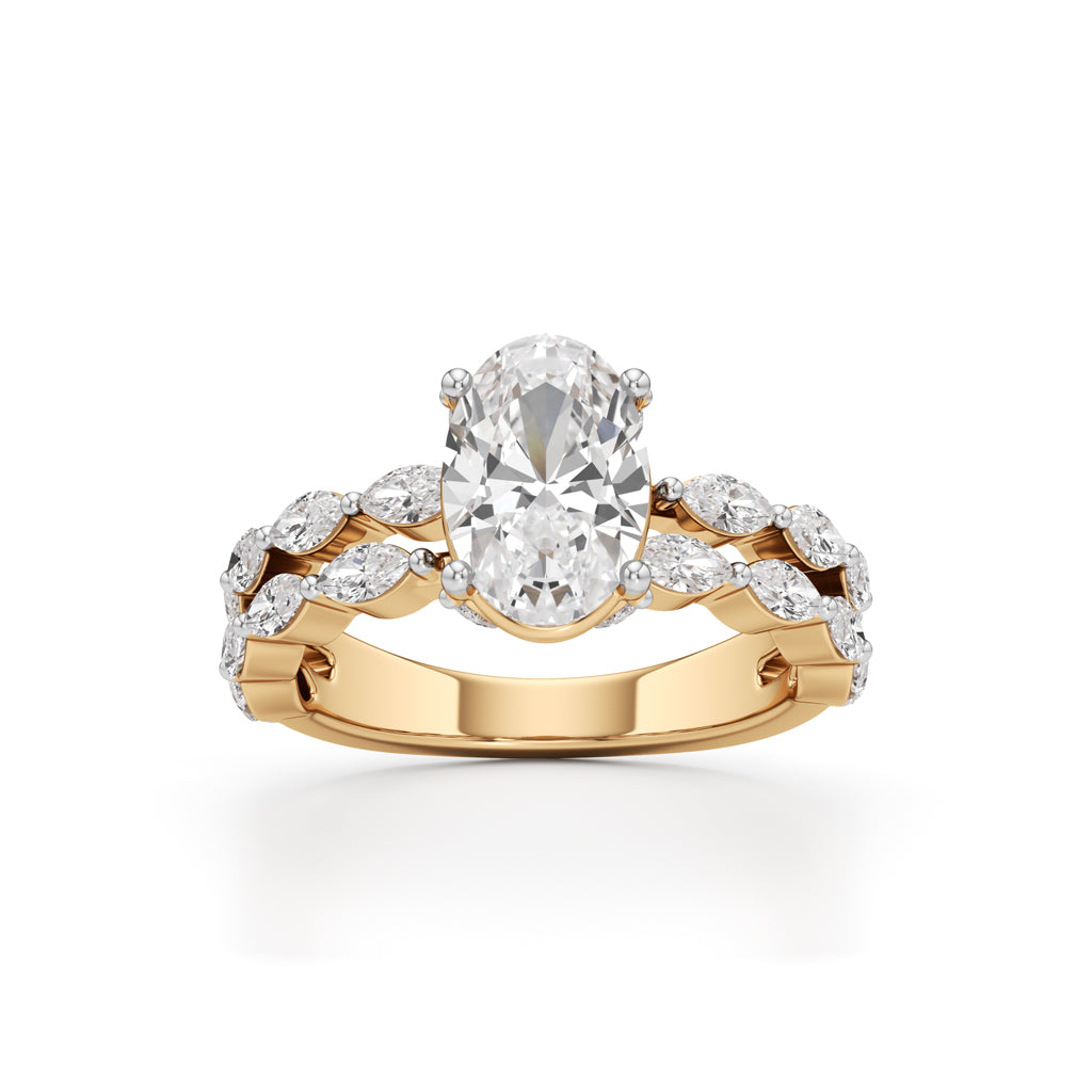 3Ct Oval Shape Engagement