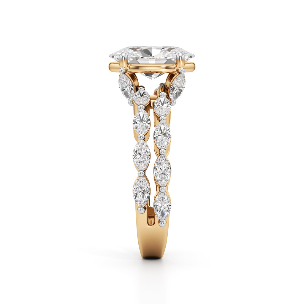 3Ct Oval Shape Engagement