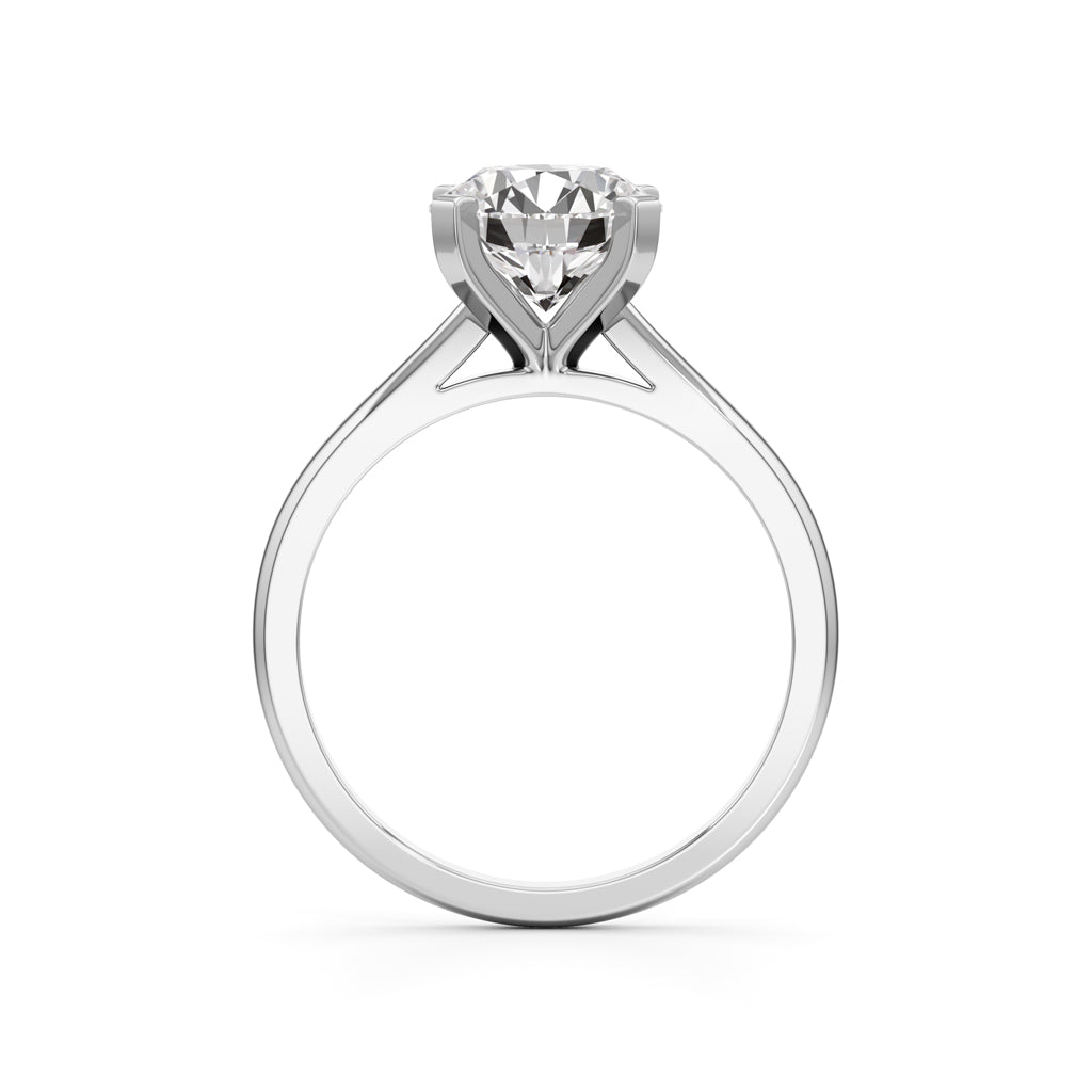 Solurelle 2Ct Round Cut Solitaire Ring