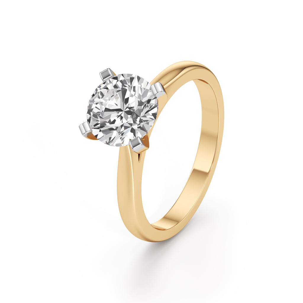Solurelle 2Ct Round Cut Solitaire Ring