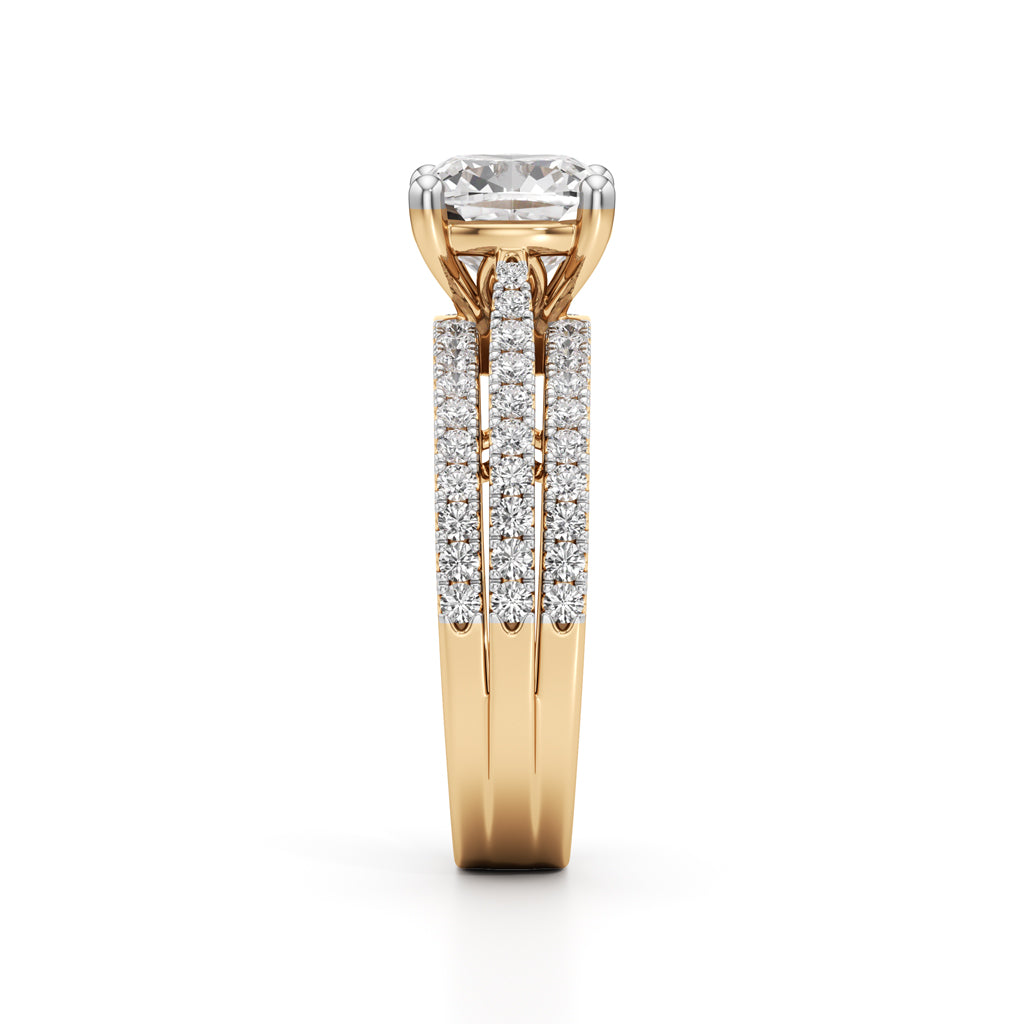 The Empress Cushion-Cut Diamond Ring