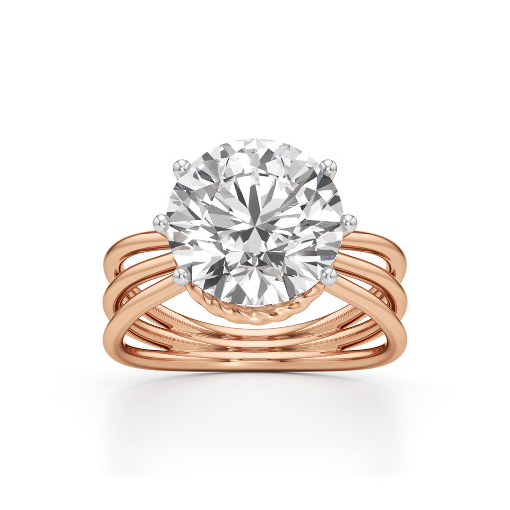 5Ct Round Shape Wedding Collection