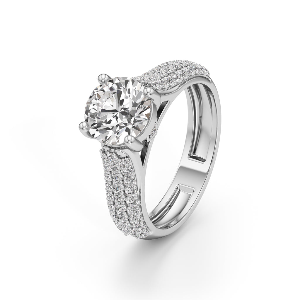 Aurelia Solitaire Diamond Ring