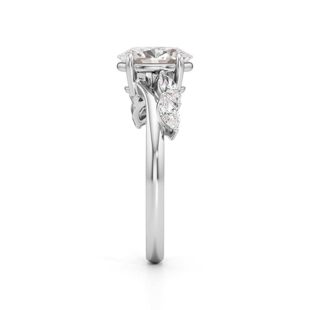 Elanora Oval Marquise Ring