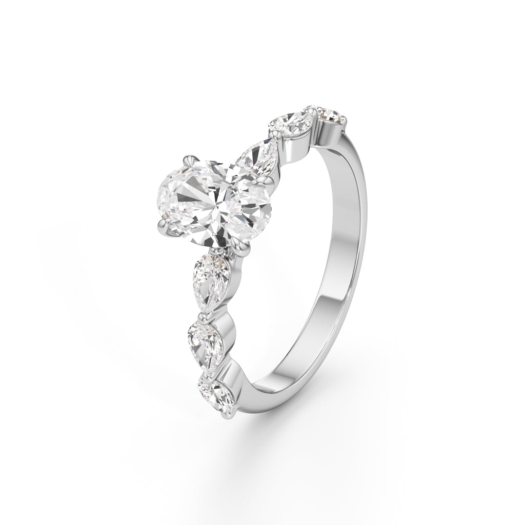 Seraphina Oval Bloom Ring