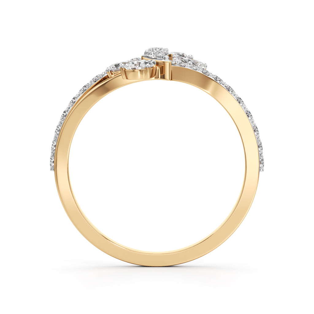 Serenity Flow Diamond Ring