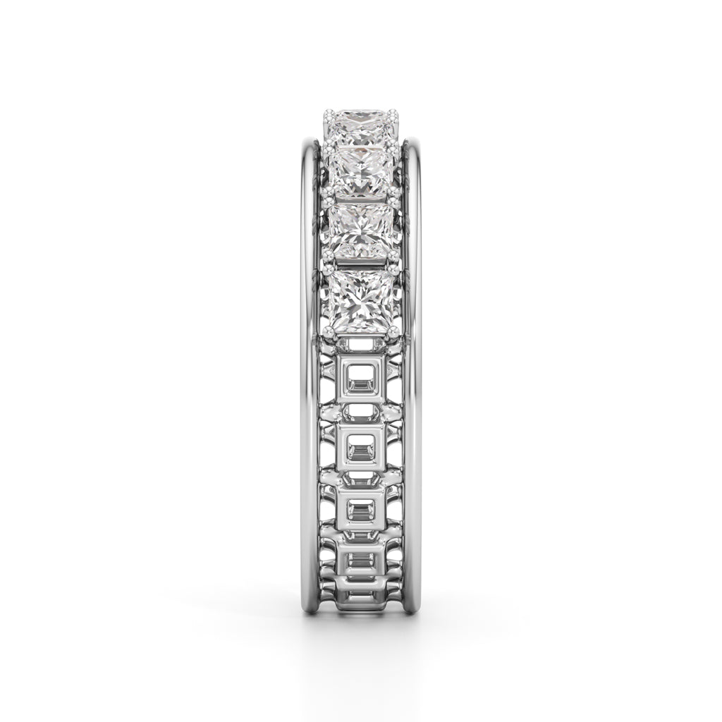 Regalia Princess-Cut Diamond Eternity Band