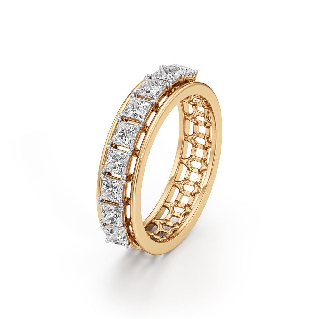 Regalia Princess-Cut Diamond Eternity Band