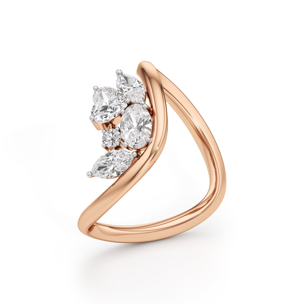 Celestia Crown Accent Ring