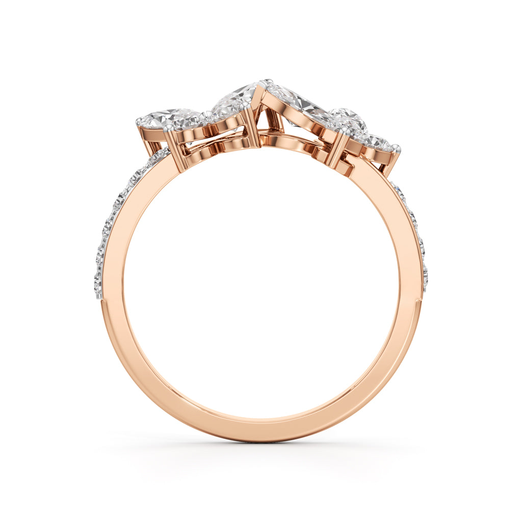 Butterfly Bloom Diamond Ring