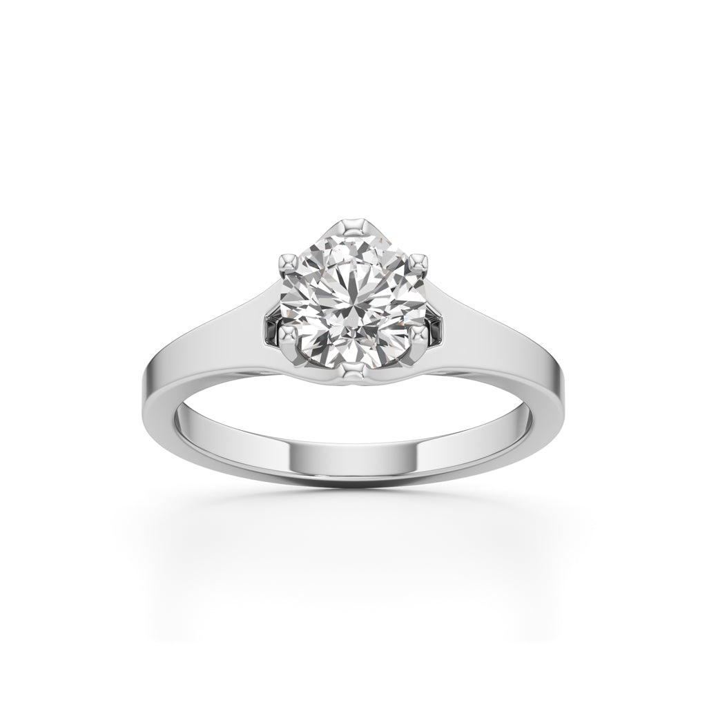 Celestia Solitaire Grace Ring