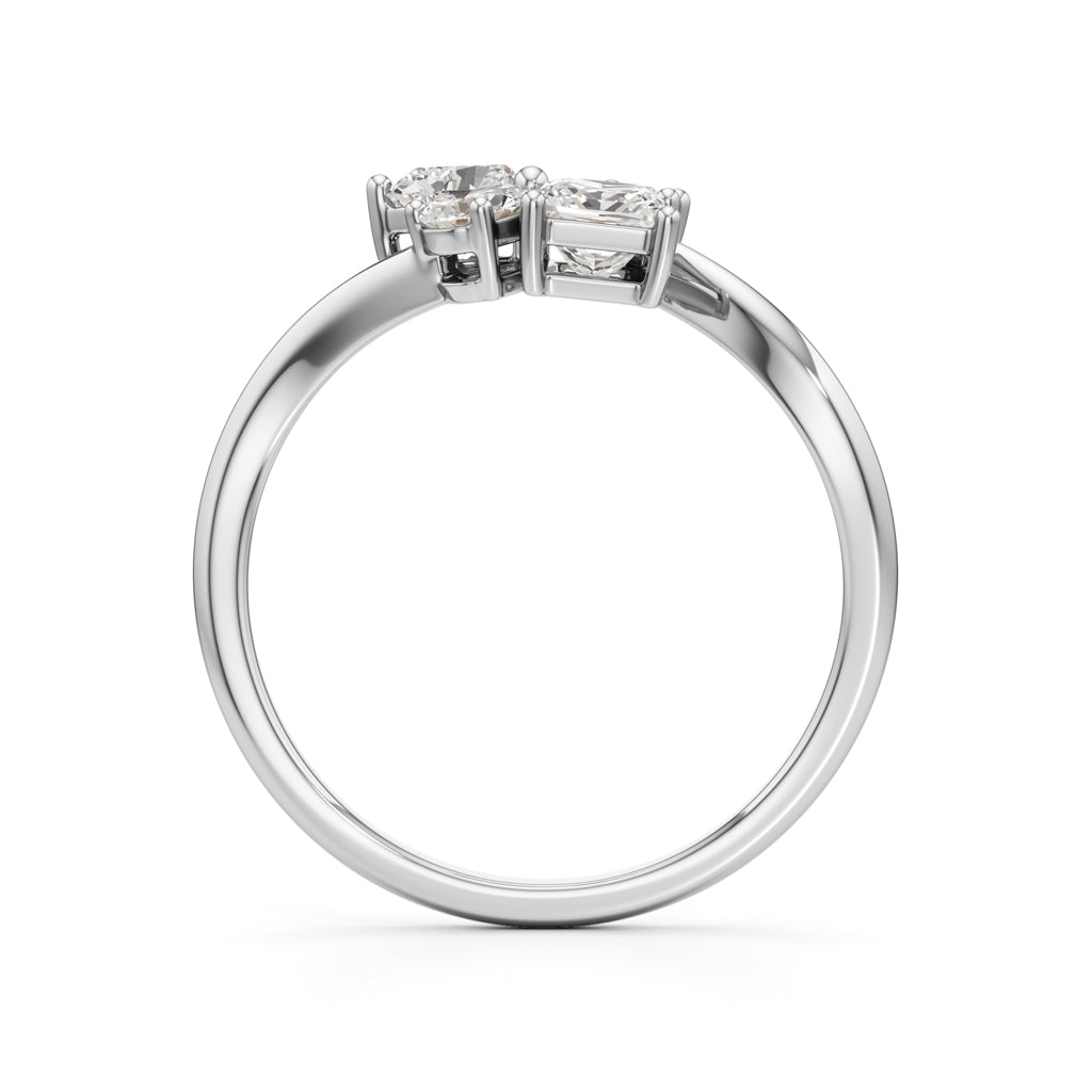 Golden Petal Whisper Ring