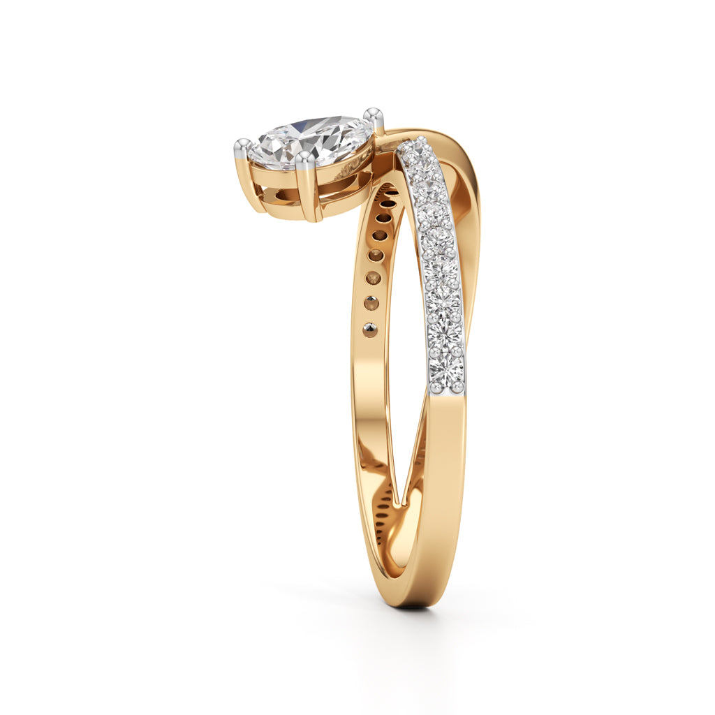 Eternal Curve Solitaire Ring