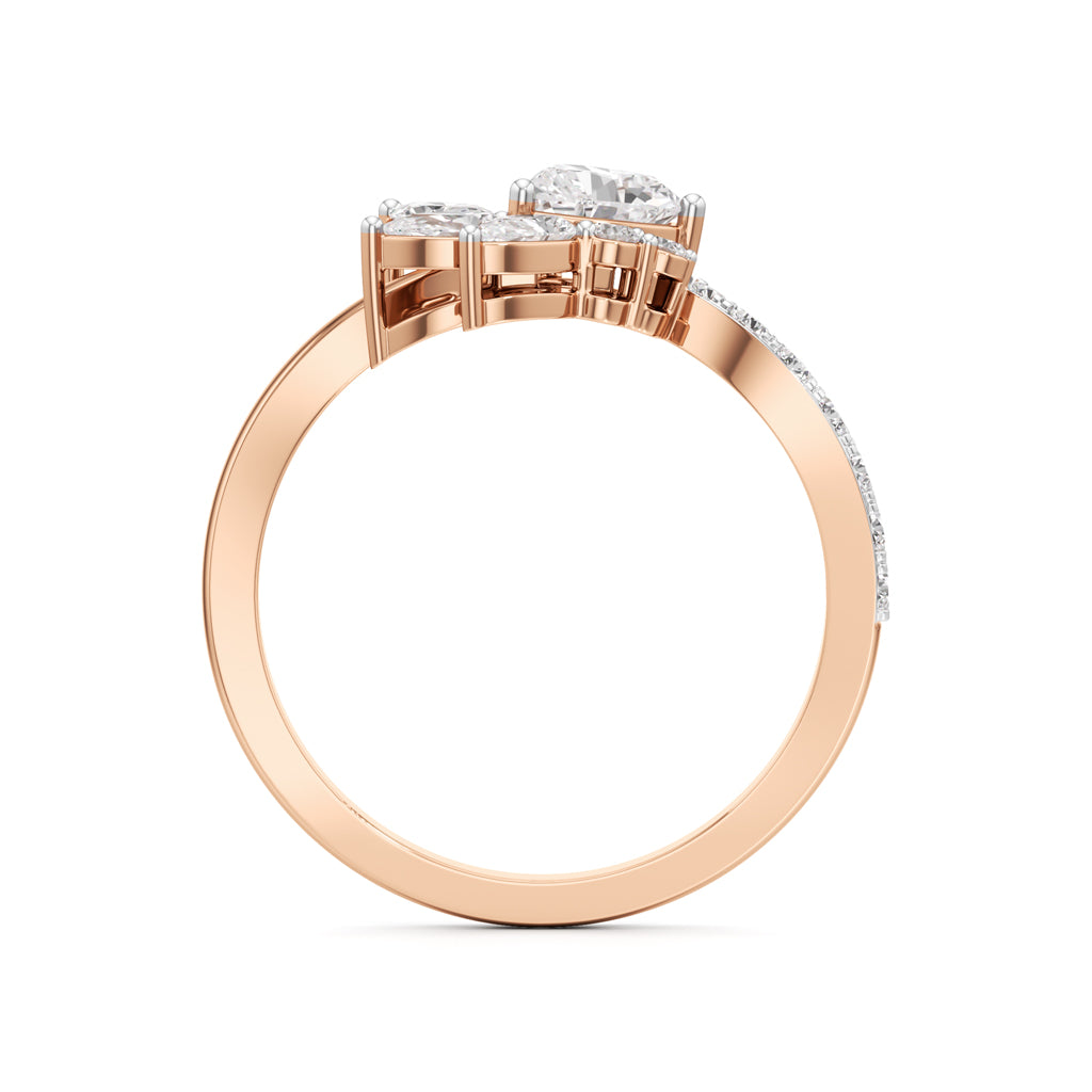 Whimsical Bloom Diamond Accent Ring