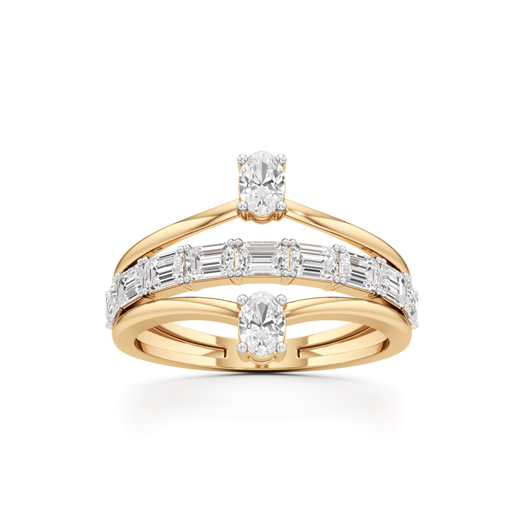 Horizon Radiance Multi-Diamond Ring